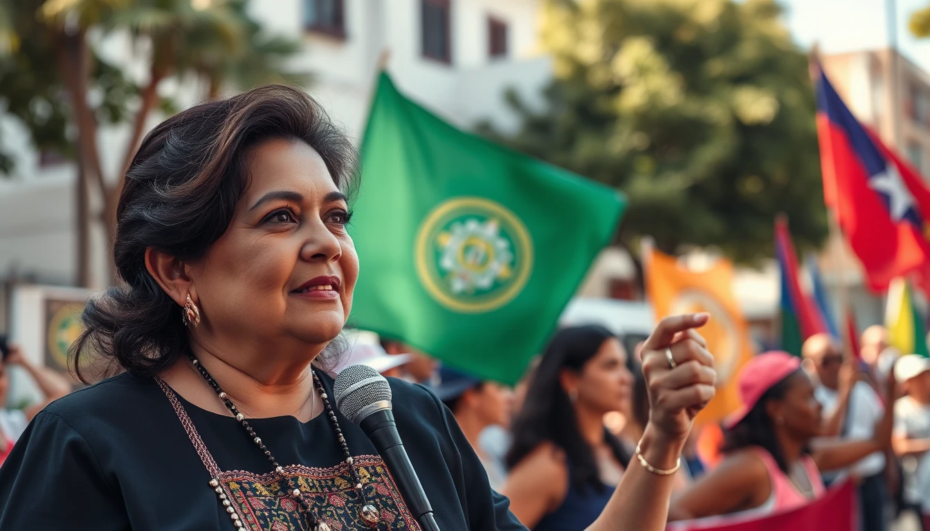 Prefeita Suane Dias lidera caravana de Gonçalves Dias na Con