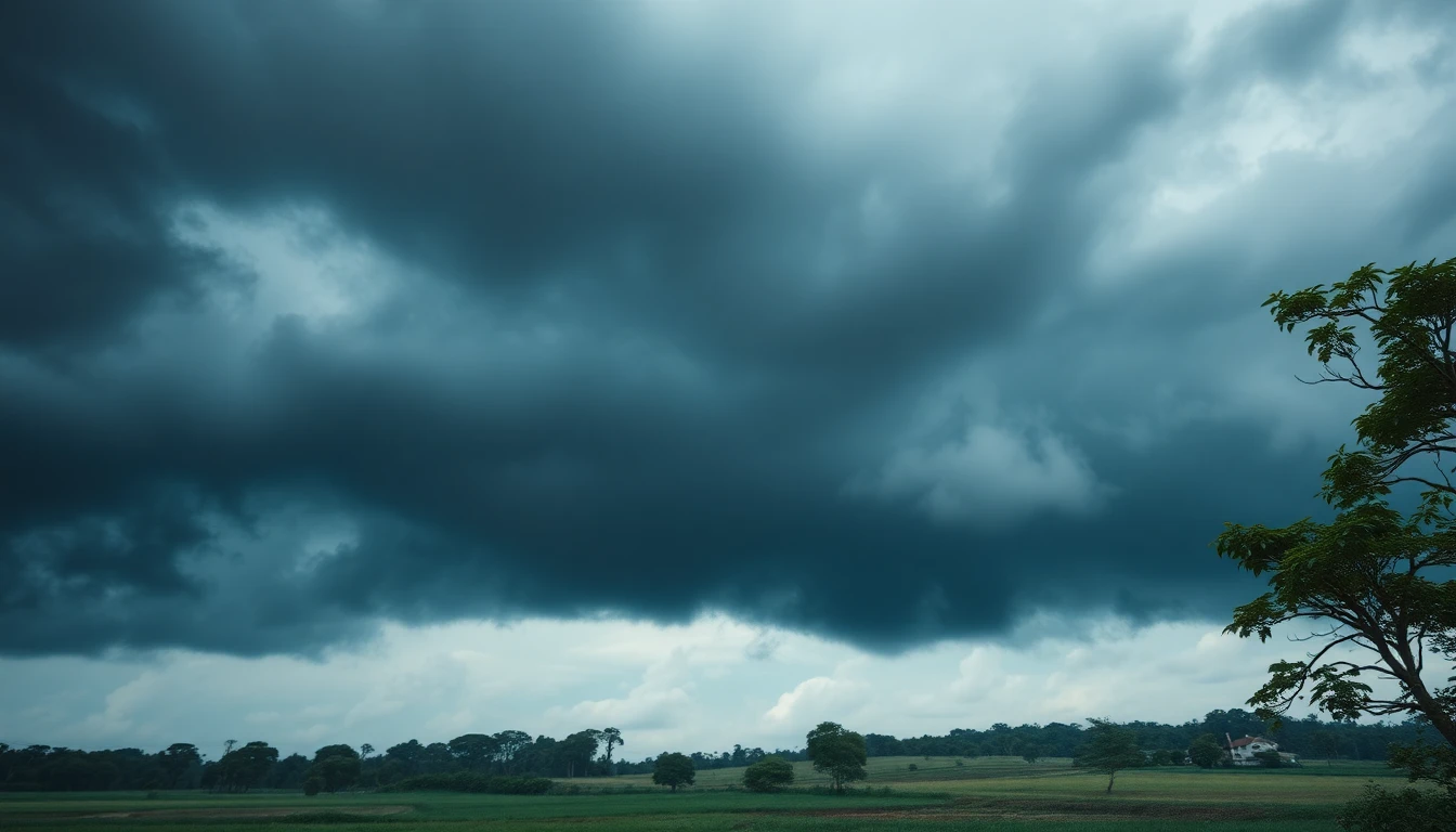 Sul do país tem alerta de perigo para chuva e ventos intenso